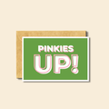 PärdēPress - Pinkies Up! - Blank Greeting Card