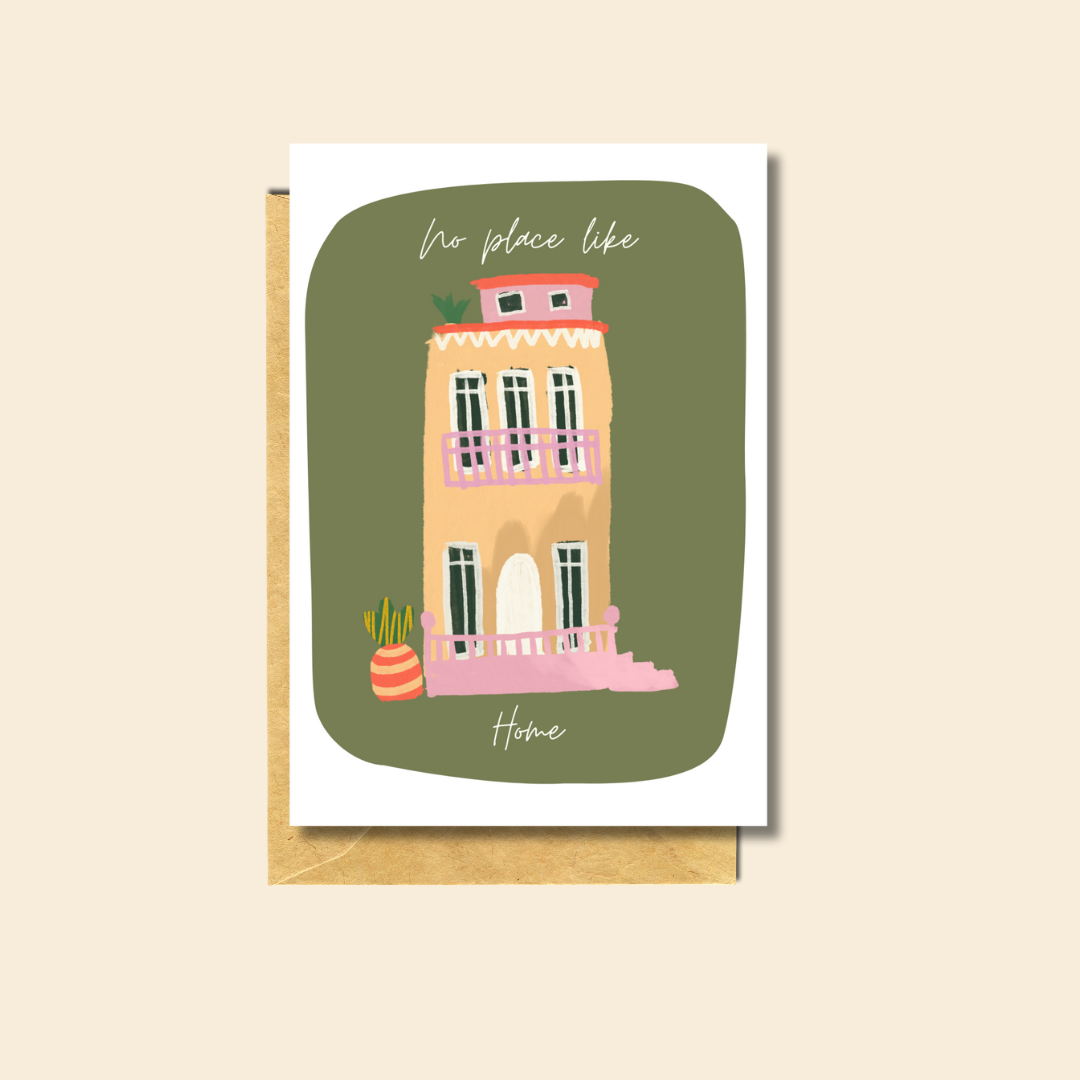 PärdēPress - No Place Like Home - Blank Greeting Card