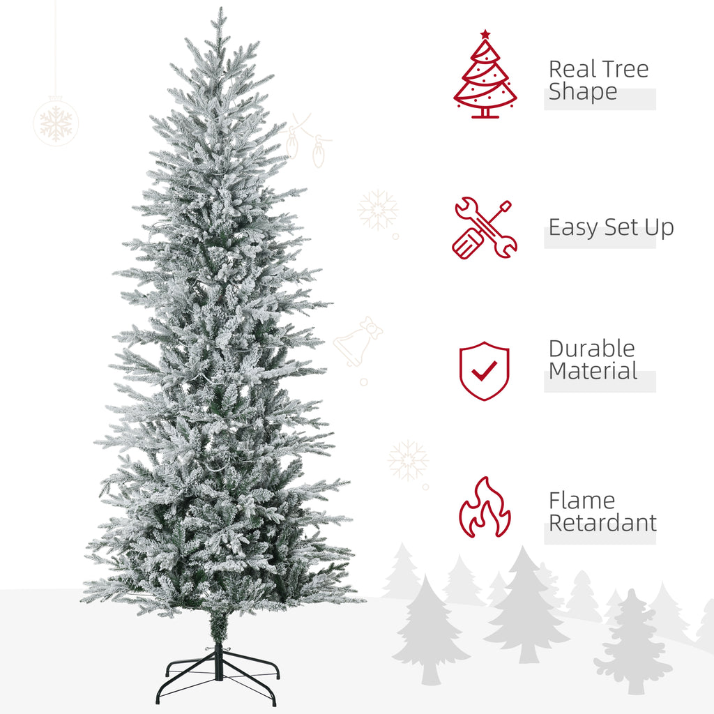 Winterglow Pre-Lit Flocked Christmas Tree
