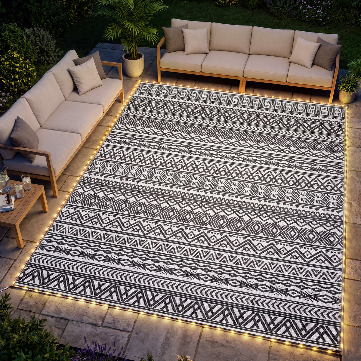 Nightglow Reversible LED Outdoor Rug