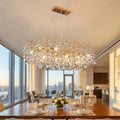 Arboria 14-Light Crystal Branch Chandelier – Gold