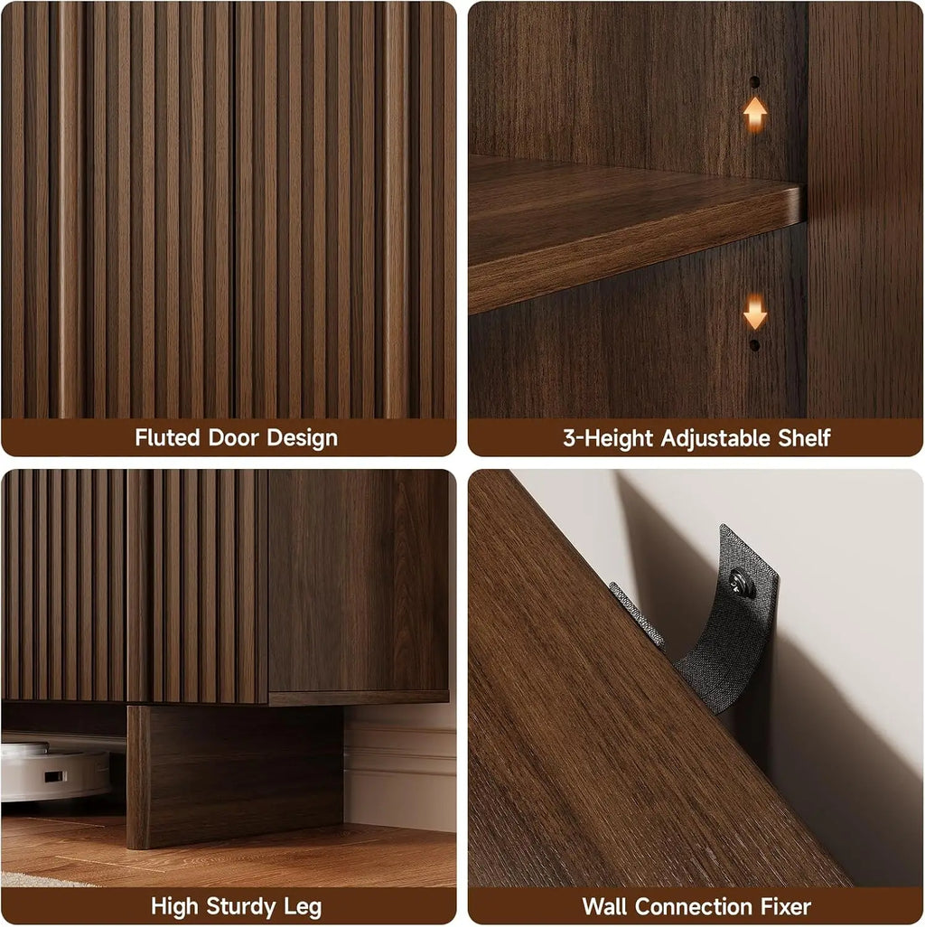 Silhouettehalo cabinet construction and hardware details
