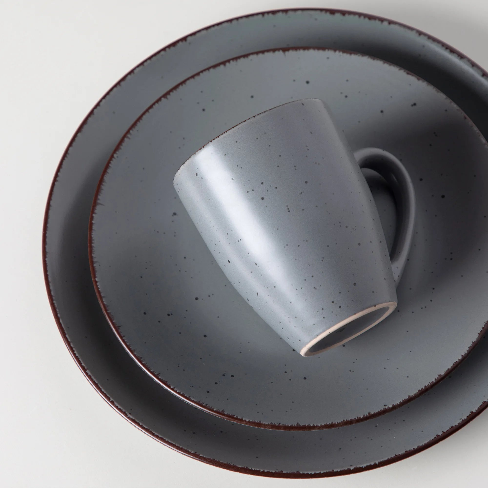 VANCASSO MODA Gray Dinnerware - 16/32/48 Pieces