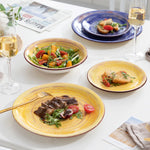 Load image into Gallery viewer, VANCASSO Albero Multicolor Stoneware Dinnerware Set – 18/36 Pieces, Gloss Finish
