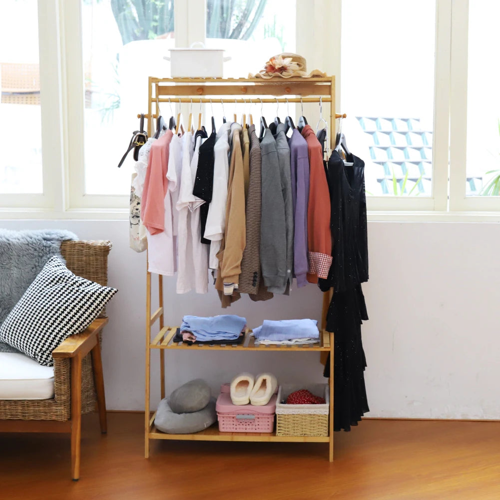 Amani Bamboo Garment Rack