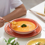 Load image into Gallery viewer, VANCASSO Albero Multicolor Stoneware Dinnerware Set – 18/36 Pieces, Gloss Finish

