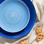 Load image into Gallery viewer, VANCASSO Bonita Blue Strudel Dinnerware Set - 18/38 Pieces
