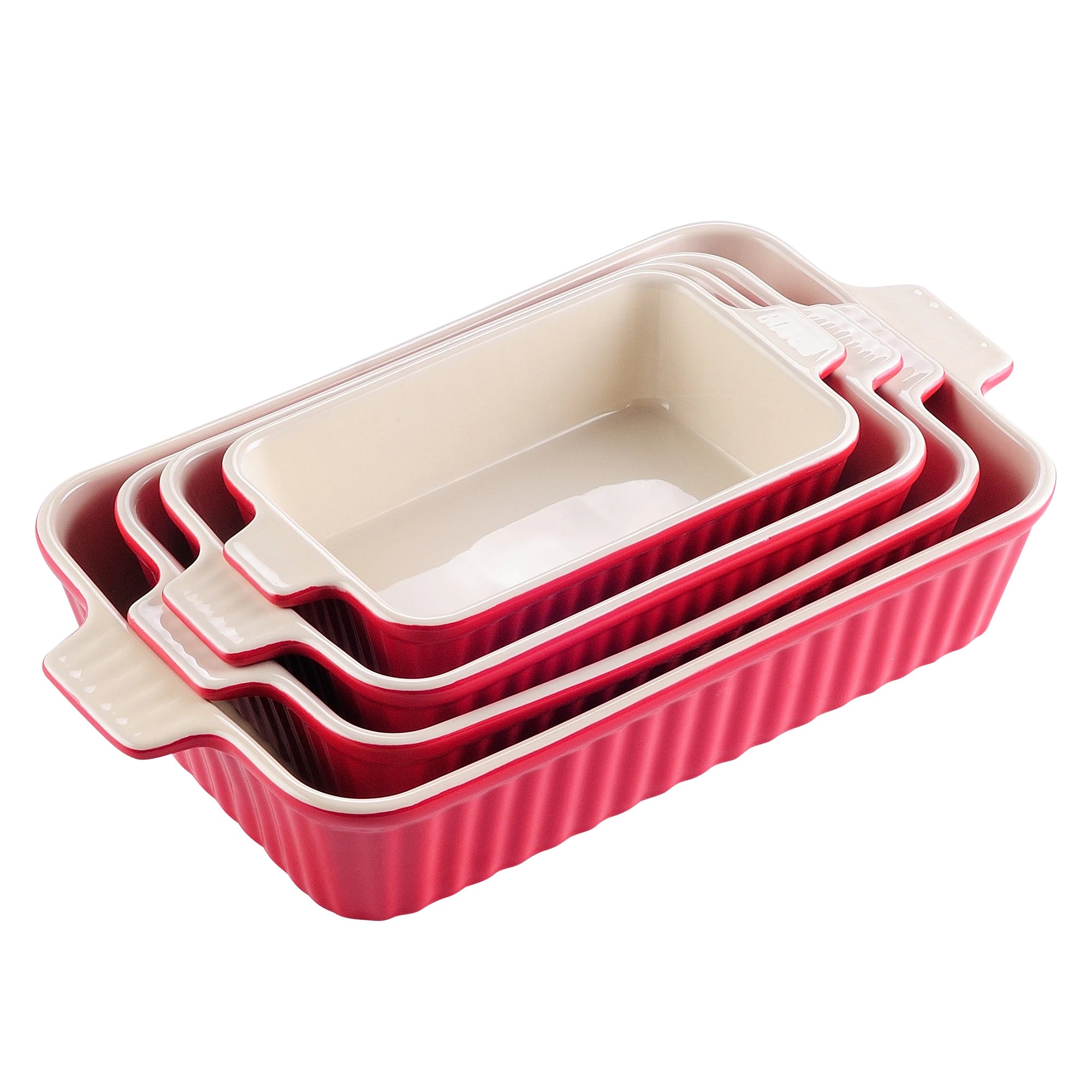 MALACASA BAKE Ceramic Baking Dish Set