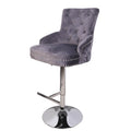 Taviston Tufted Velvet Bar Chair
