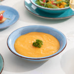 Load image into Gallery viewer, VANCASSO Bonita Blue Strudel Dinnerware Set - 18/38 Pieces
