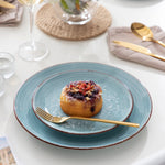 Load image into Gallery viewer, VANCASSO Bonita Blue Strudel Dinnerware Set - 18/38 Pieces
