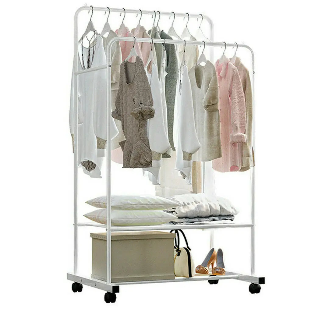 Caxton Double-Rail Garment Rack