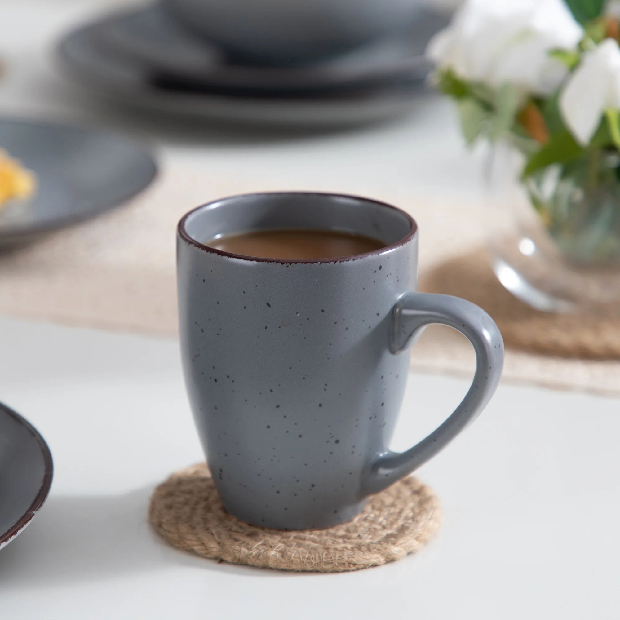 VANCASSO MODA Gray Dinnerware - 16/32/48 Pieces