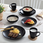 Load image into Gallery viewer, VANCASSO MODA Black Dinnerware – 16/32/48 Pieces
