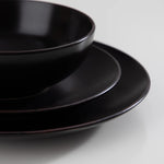 Load image into Gallery viewer, VANCASSO MODA Black Dinnerware – 16/32/48 Pieces
