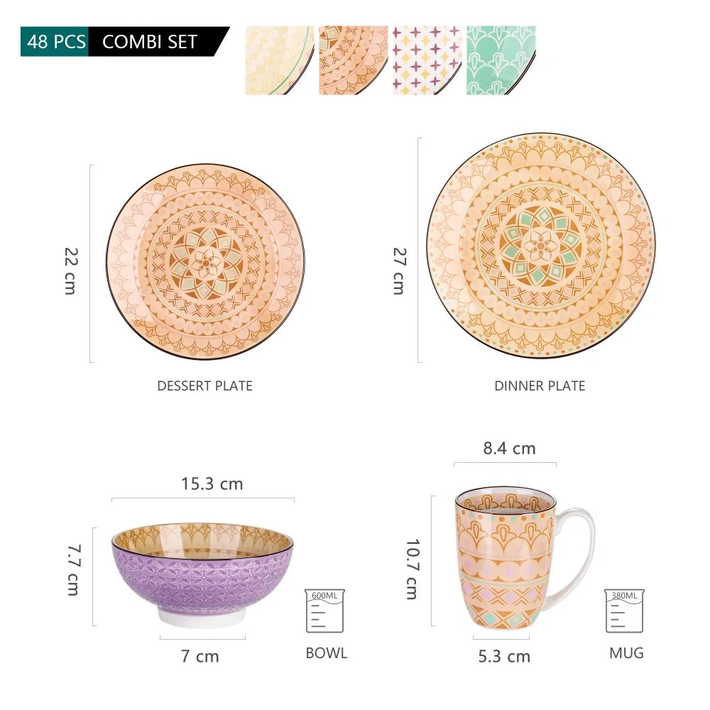Vancasso Tulip Porcelain Dinnerware Set