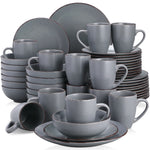 Load image into Gallery viewer, VANCASSO MODA Gray Dinnerware - 16/32/48 Pieces
