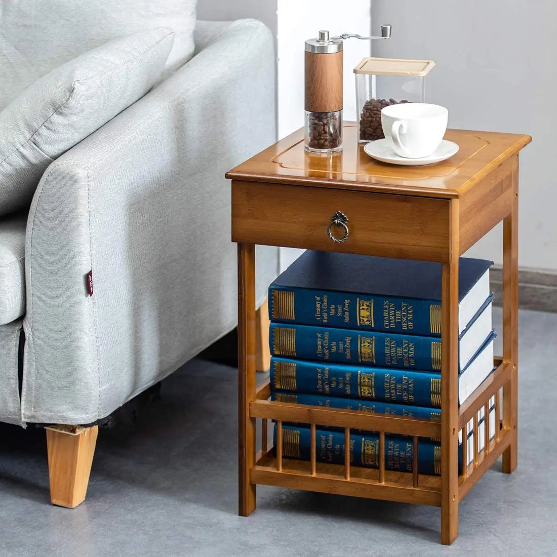 Sorna Bamboo Nightstand