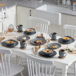 Load image into Gallery viewer, VANCASSO MODA Gray Dinnerware - 16/32/48 Pieces
