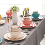 Load image into Gallery viewer, VANCASSO Bella Multicolor Stoneware Dinnerware Set – 16/32/48 Pieces
