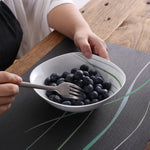 Load image into Gallery viewer, VEWEET Aviva Green Stripe Square Porcelain Dinnerware Set – 24/48 Pieces
