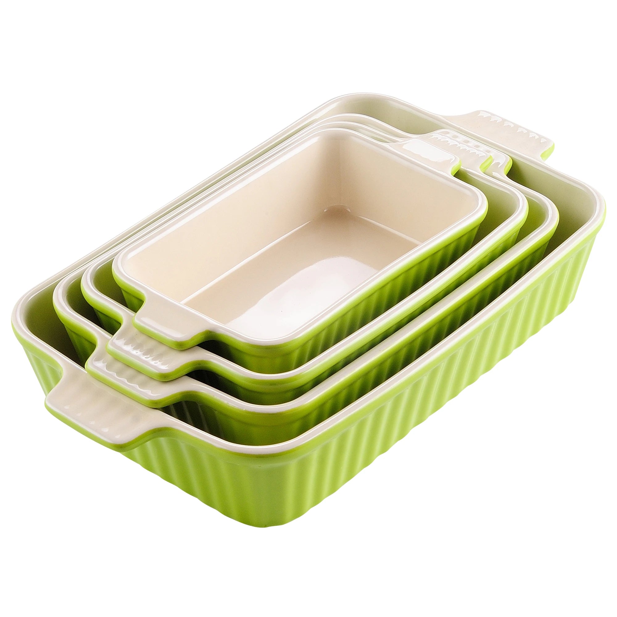 MALACASA BAKE Ceramic Baking Dish Set