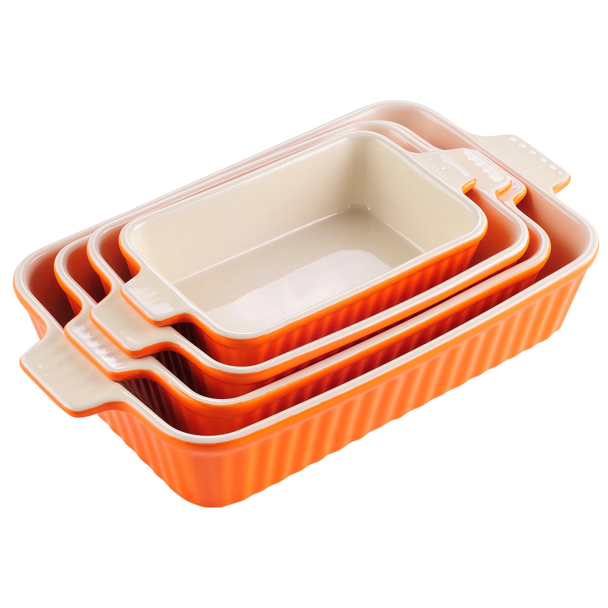 MALACASA BAKE Ceramic Baking Dish Set