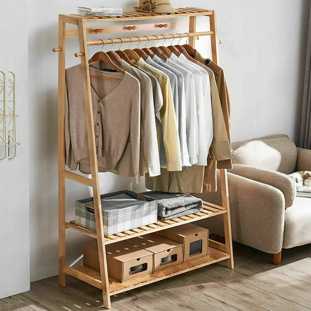 Amani Bamboo Garment Rack