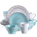 VANCASSO VINE Embossed Stoneware Dinnerware Set