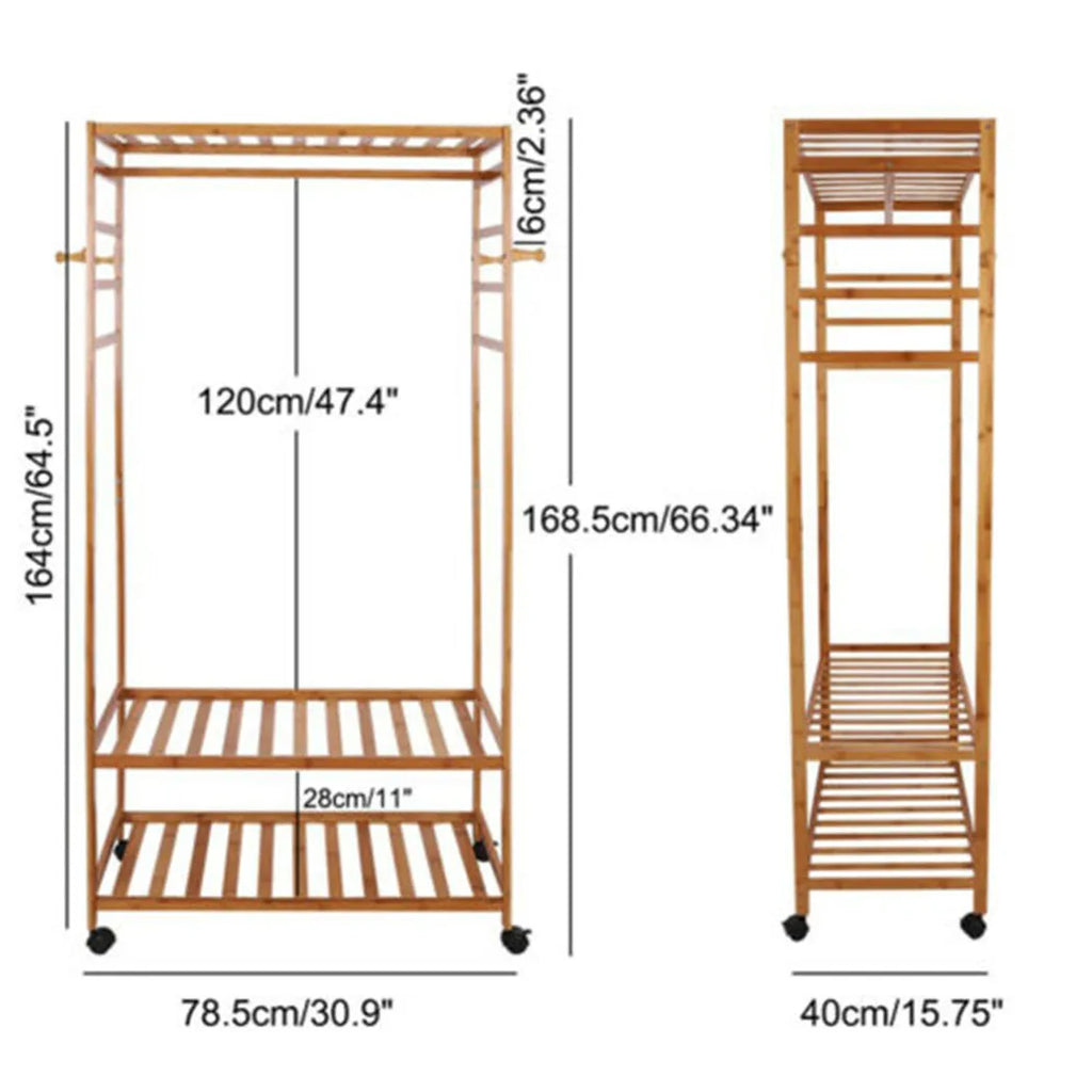 Mirembe Bamboo Garment Rack