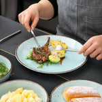 Load image into Gallery viewer, VANCASSO Navia Oceano Blue Dinnerware
