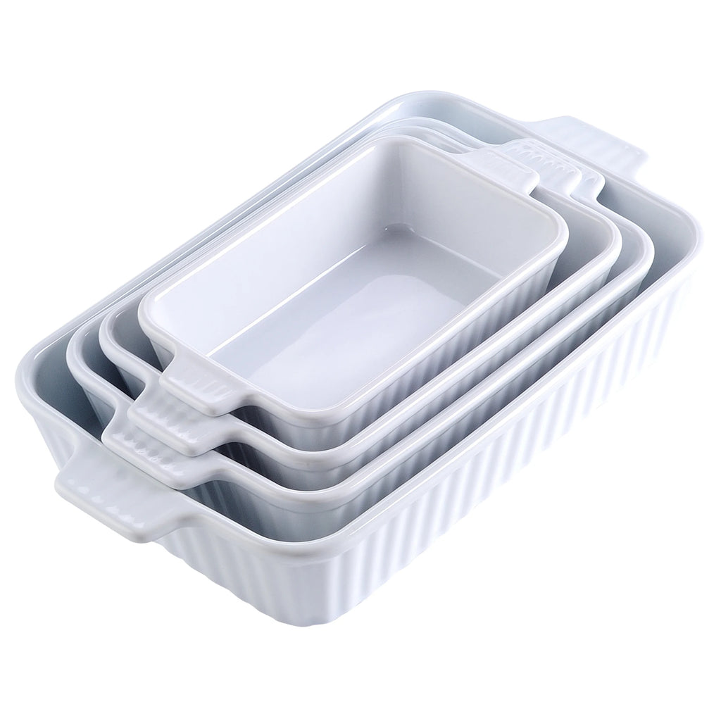 MALACASA BAKE Ceramic Baking Dish Set