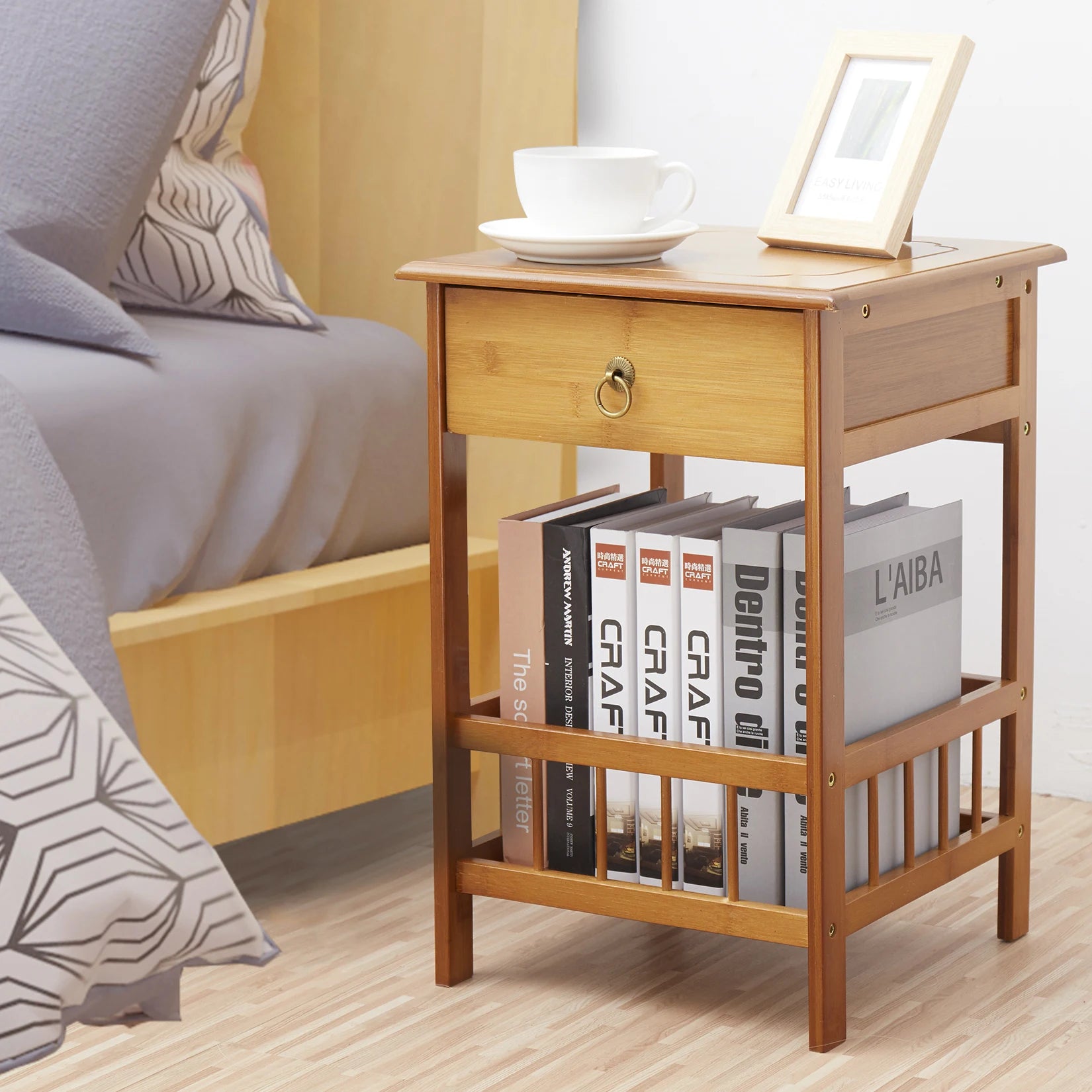 Sorna Bamboo Nightstand