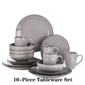 VANCASSO NAVIA Speckled Gray Stoneware Dinnerware Set