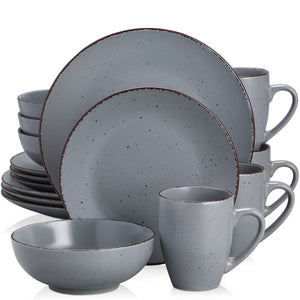 VANCASSO MODA Gray Dinnerware - 16/32/48 Pieces