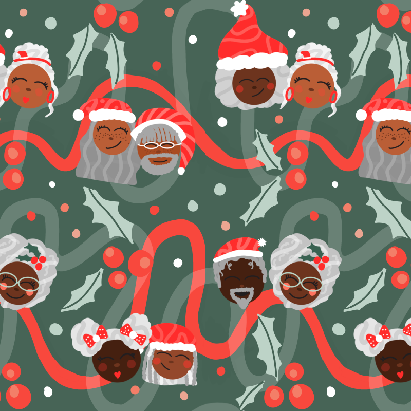 Bundle Pack: Season of Joy Wrapping Paper Bundle (4 Rolls)