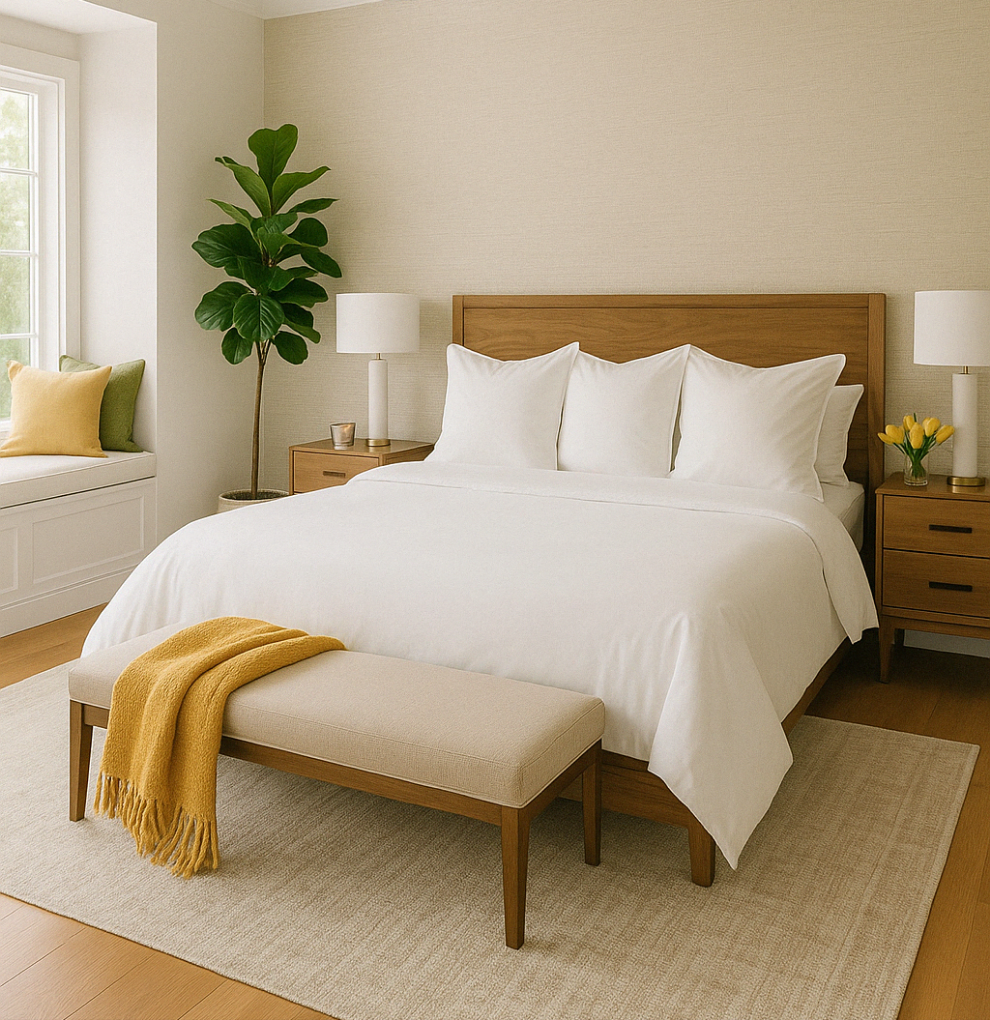 Paulette Maray Signature Bedding Collection – Luxury Long-Staple Cotton Sateen Bedding