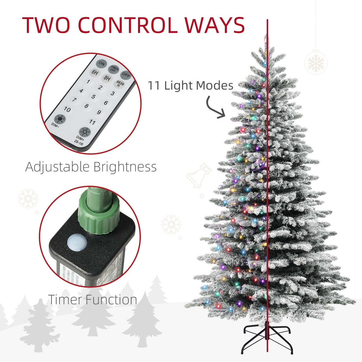 Mountainglow remote, dimming controls and adapter timer button
