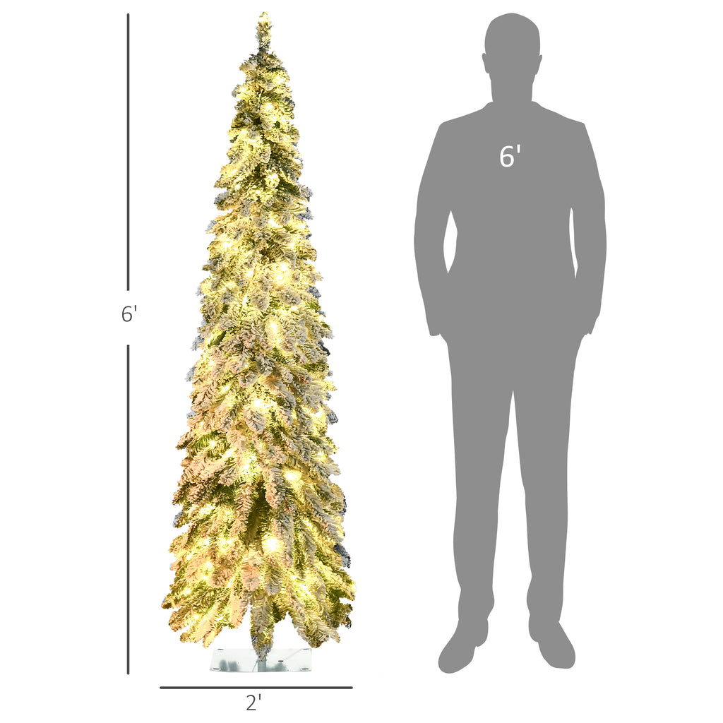 Snowspire Dual-Color Pencil Christmas Tree