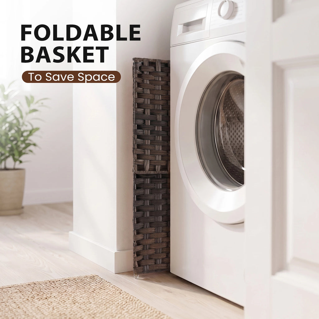 Loomhaven Lidded Woven Laundry Hamper – 110 L