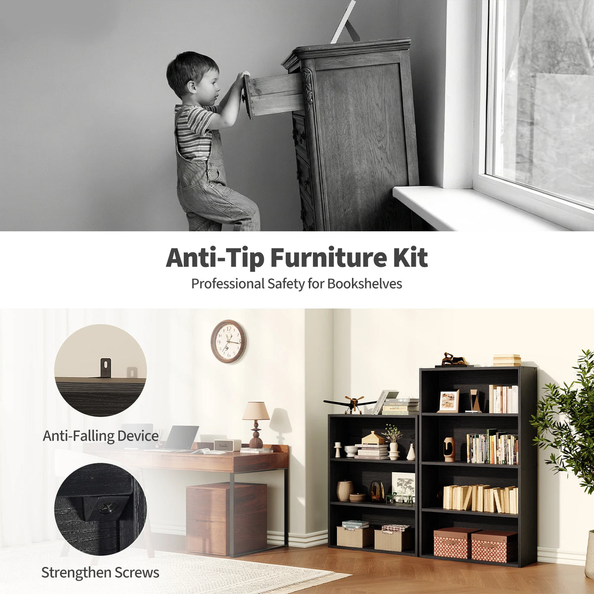 Quillrise Open Bookcase