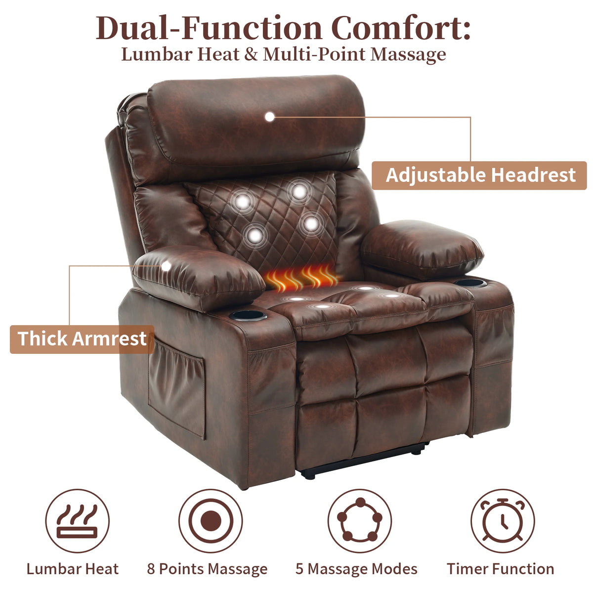 Avensford Dual-Motor Lift Recliner