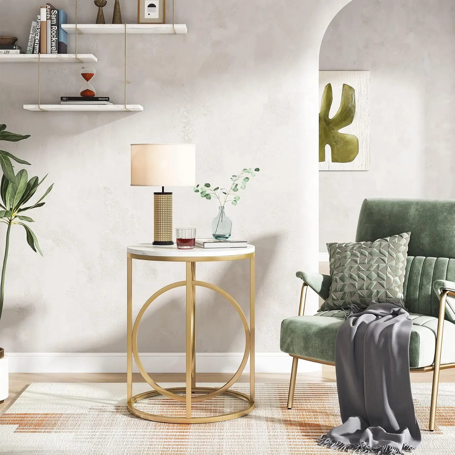 Mona Round Accent Table