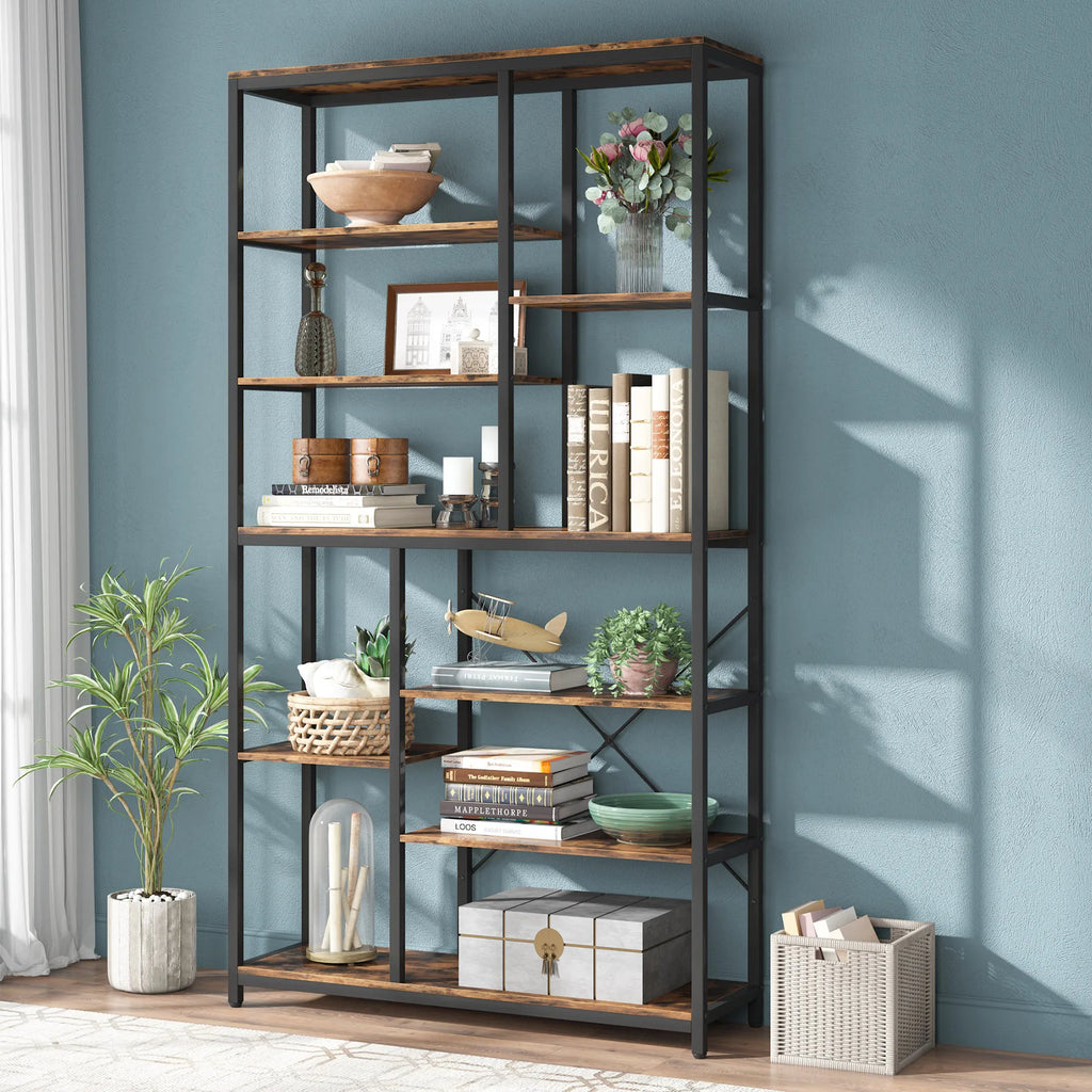Hadrian 9-Tier Staggered Bookcase