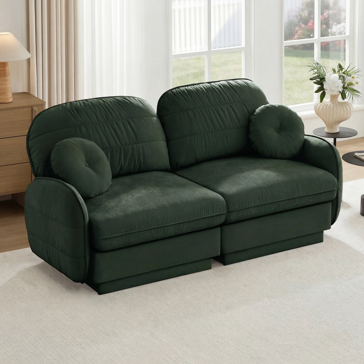 Salcombe Chenille Modular Loveseat