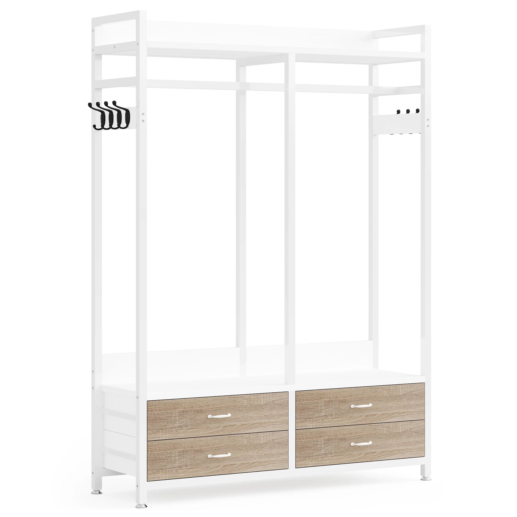 Amari Open Wardrobe with Drawers