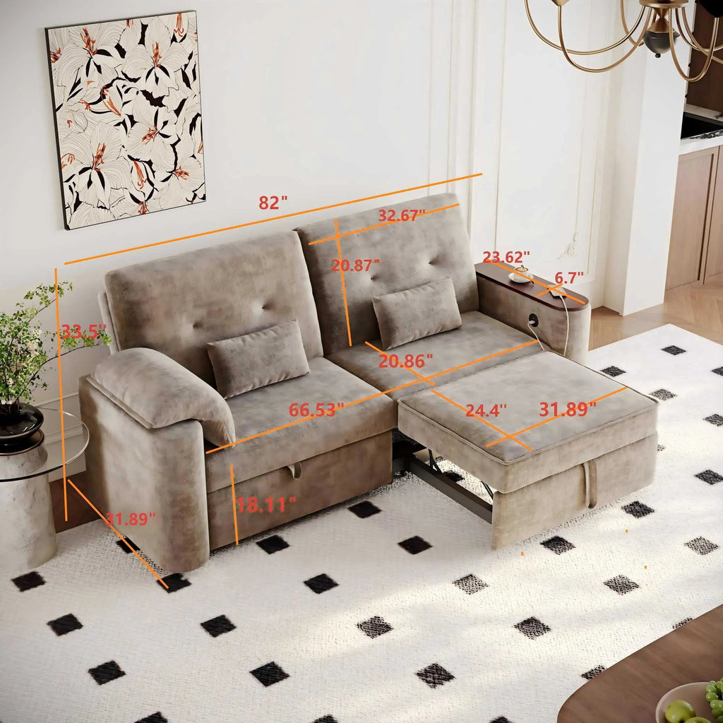 Avenbrook 3-in-1 Convertible Sleeper Sofa