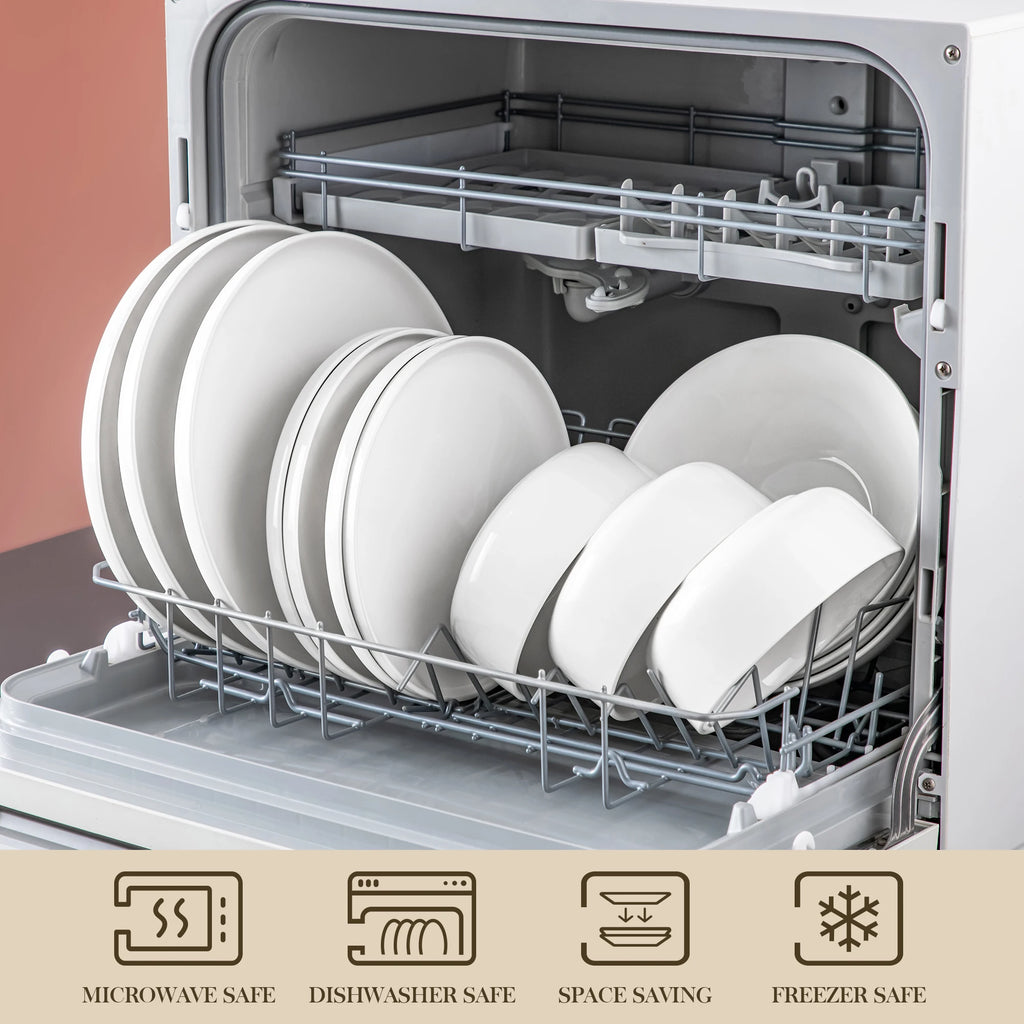 MALACASA Porcelain Dinnerware Set