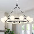 Rillford Wagon Wheel Chandelier