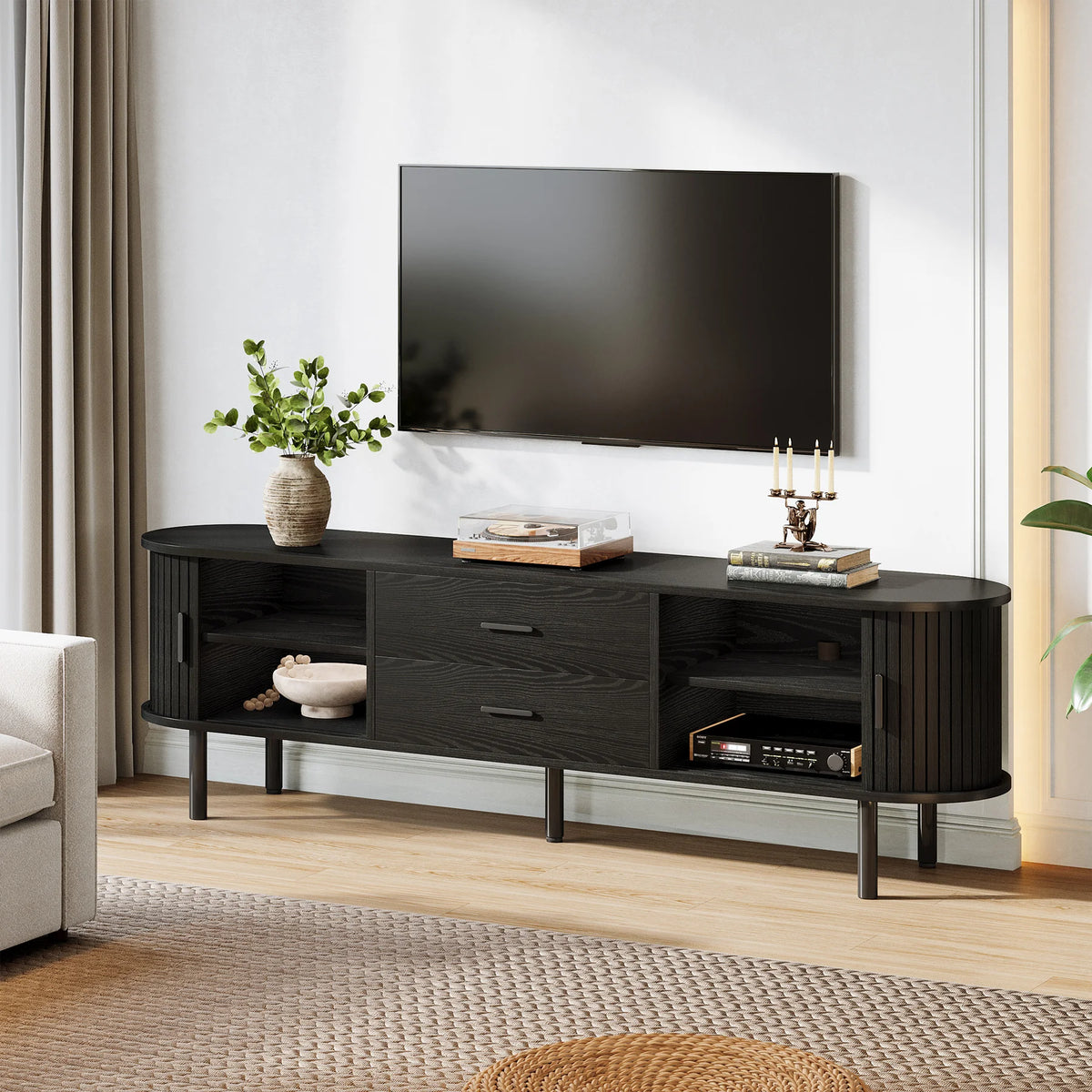 Glimmerloom Fluted TV Stand